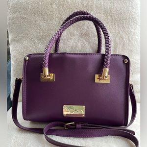 Bebe purple crossbody purse
